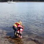 Finding tideline treasures