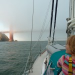 The Golden Gate appears out of the fog at last