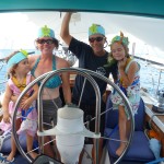 The Wondertime family crosses the equator