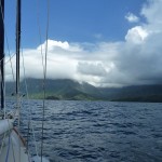 Entering Atuona, Hiva Oa