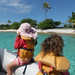 First trip ashore, Fakarava