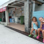 Ice-cream, finally! (Fakarava village)