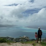 Michael and Leah, Mt. Tapioi, Raiatea