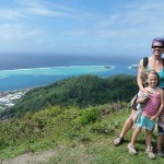 Wondertime girls on Mt. Tapioi, Raiatea